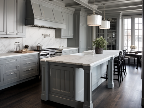 wood flooring in the kitchen