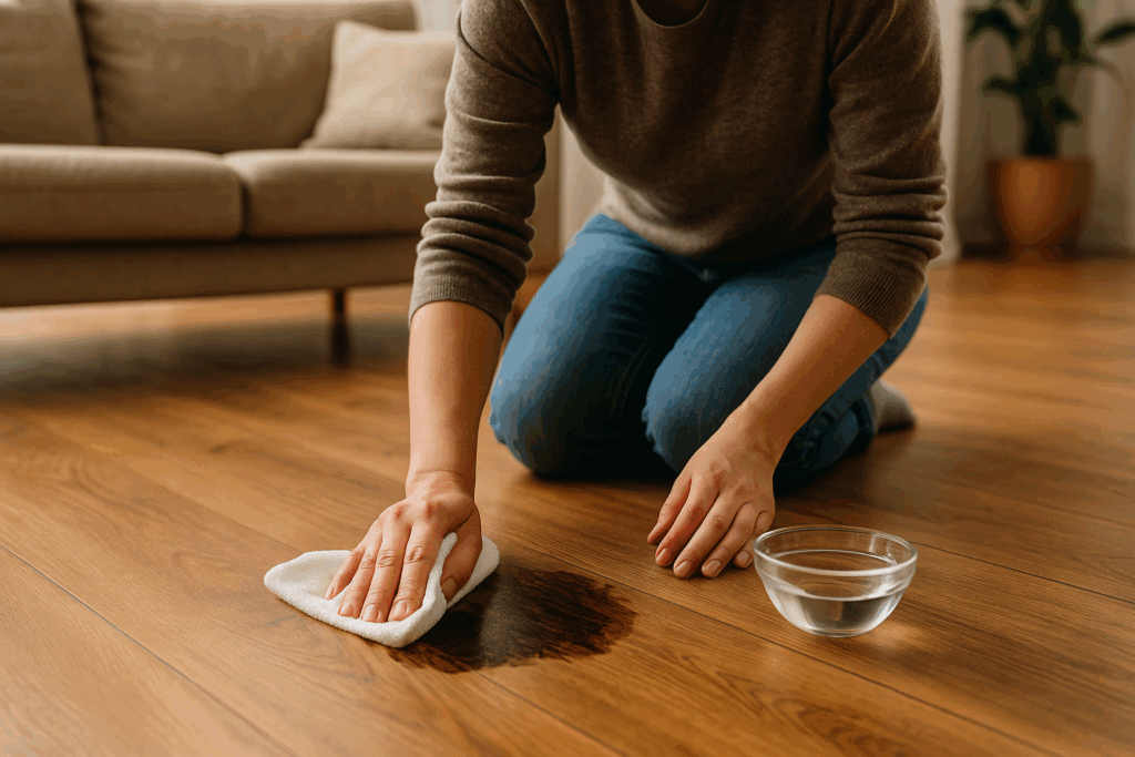 How to Remove Dark Stains from Hardwood Floors